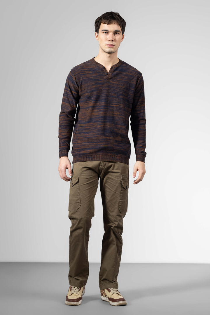 Black Premium Flat Knit Polo T-Shirt