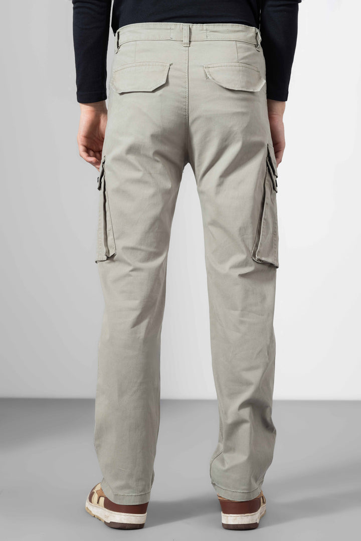 Light Grey Men Cargo Pants