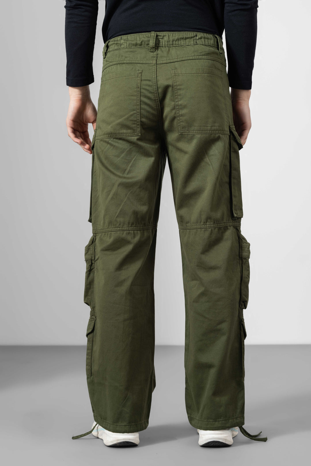 Olive Men Cargo Pants