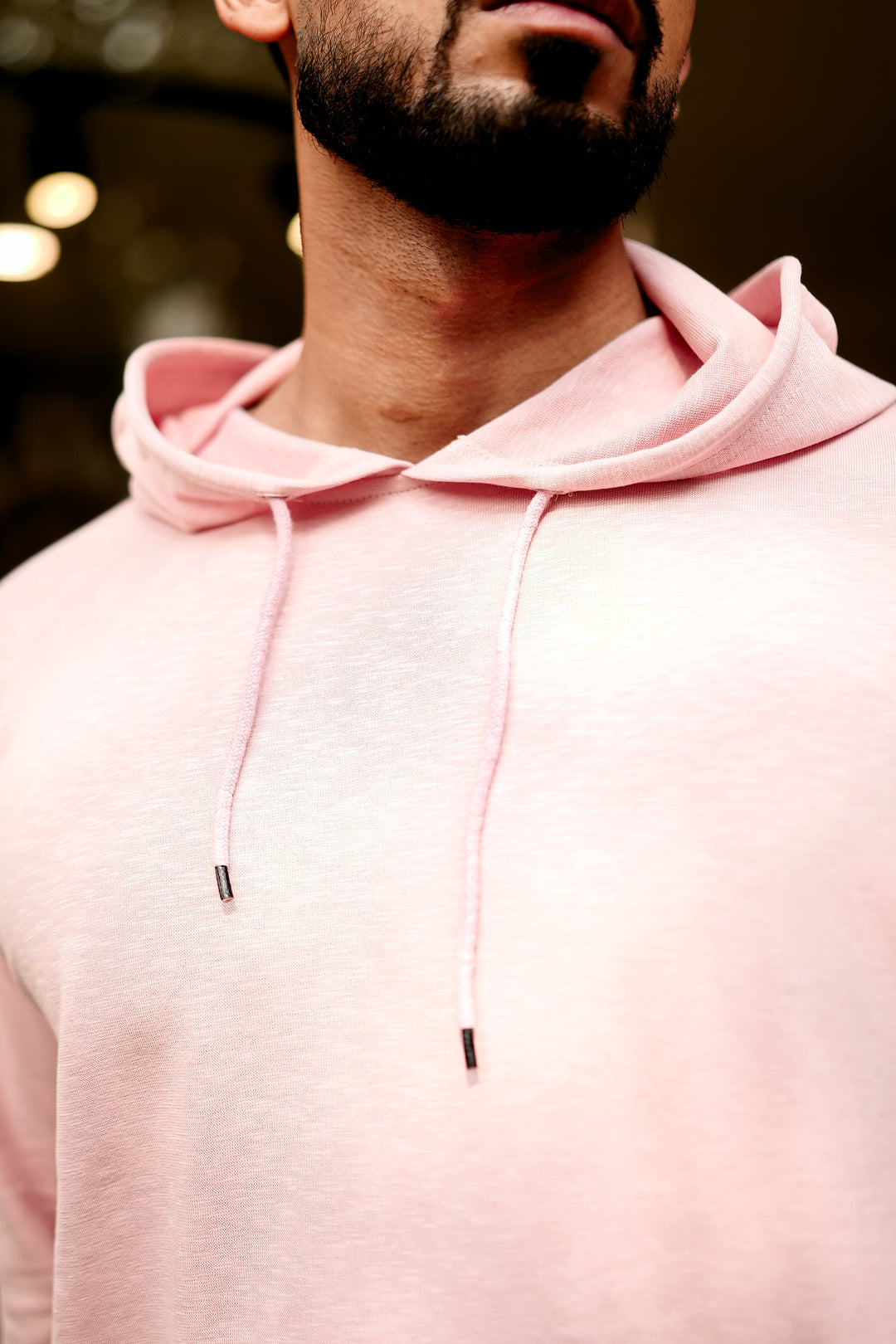 Pink Oversized Hooded Neck T-Shirt