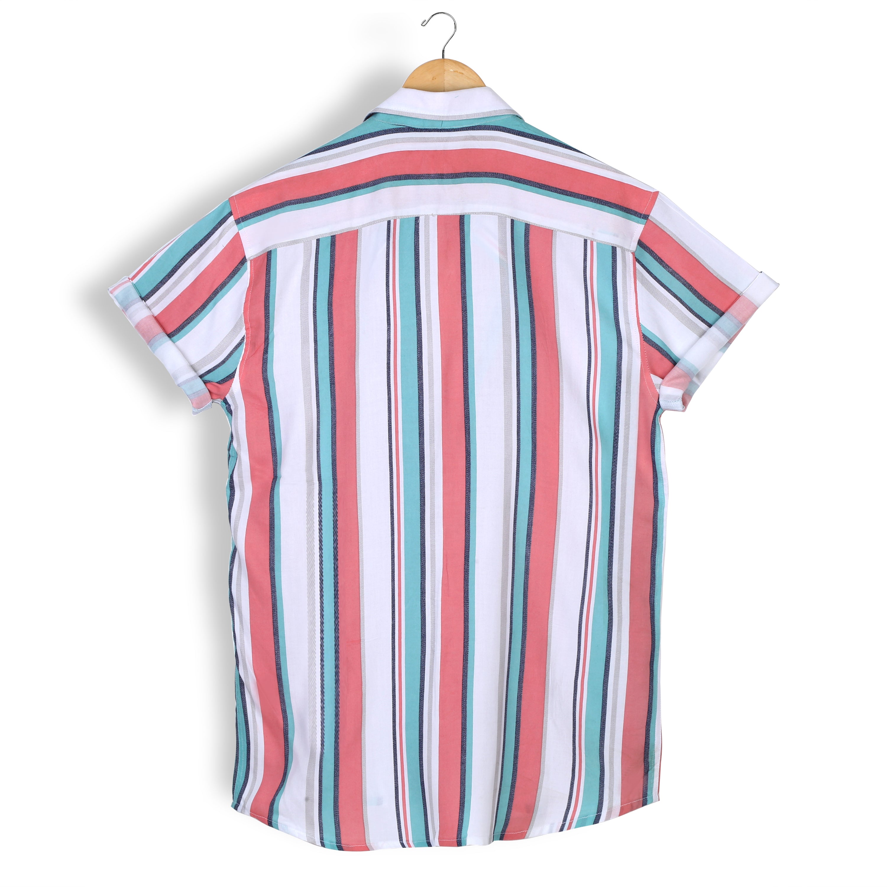 Stripe Multi Color Half Sleeves Shirt