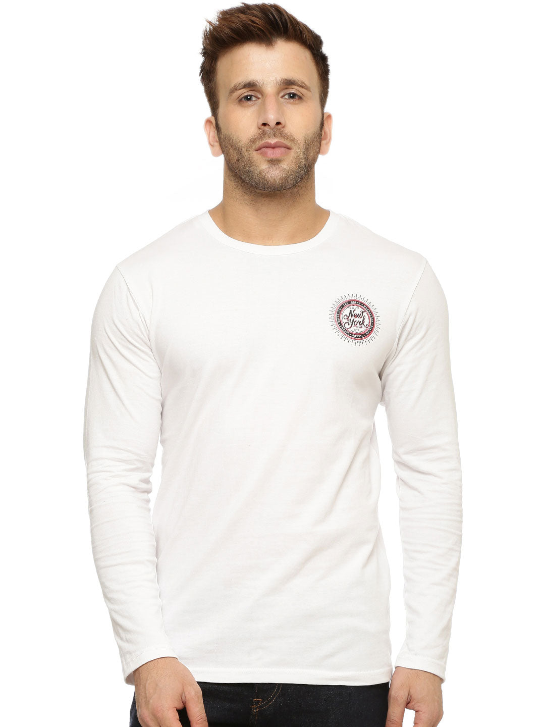 White  Round Neck T-Shirt