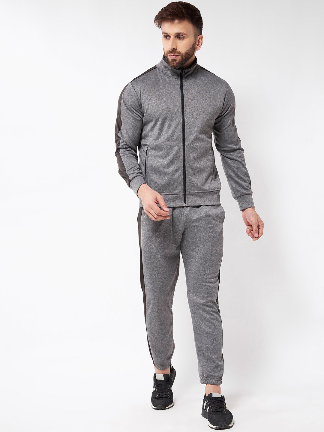 Grey Sportswear Co-ords Track Suit