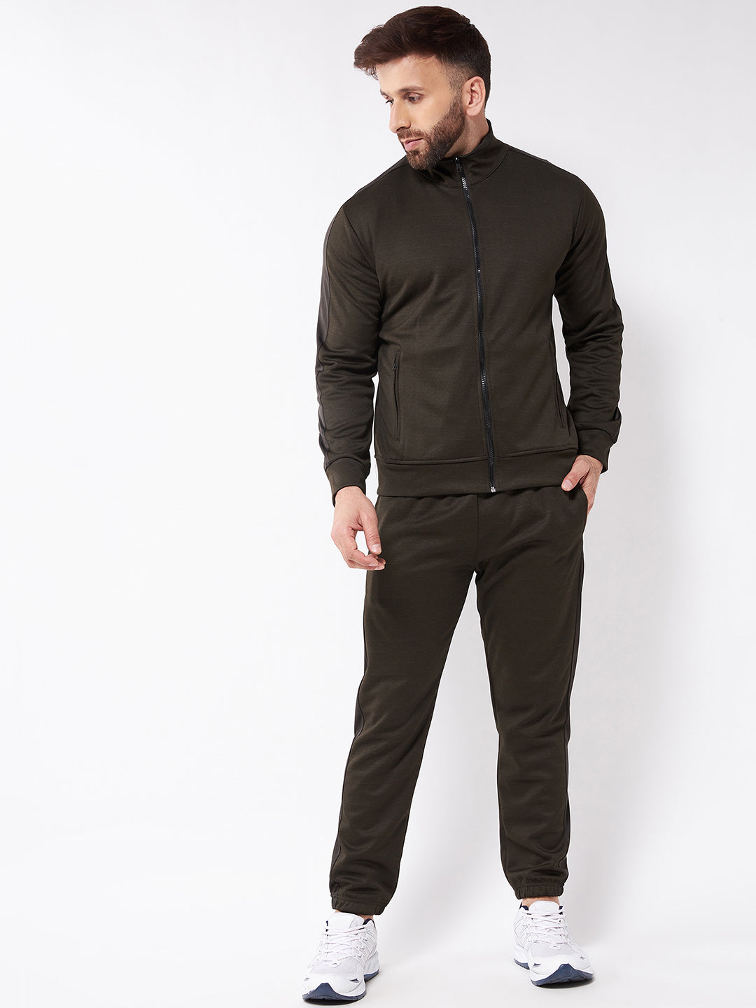 Olive Sportswear Co-ords Track Suit