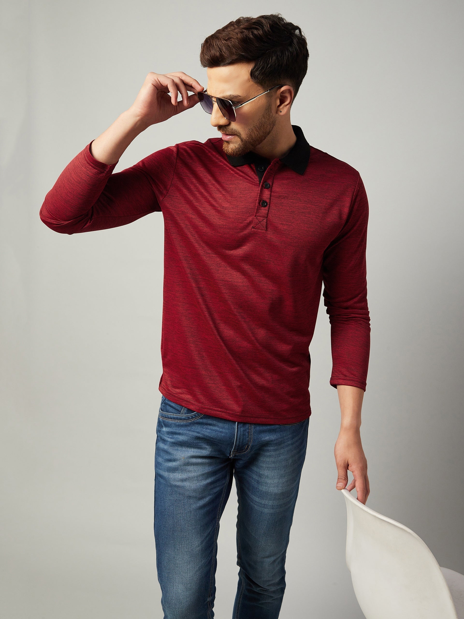 Cotton Blend Round Neck