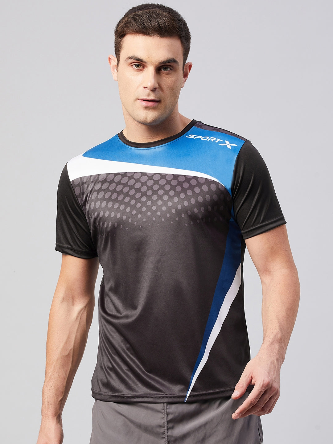 ACTIVE DRY FIT POLYESTER COLORBLOCK T-shirt