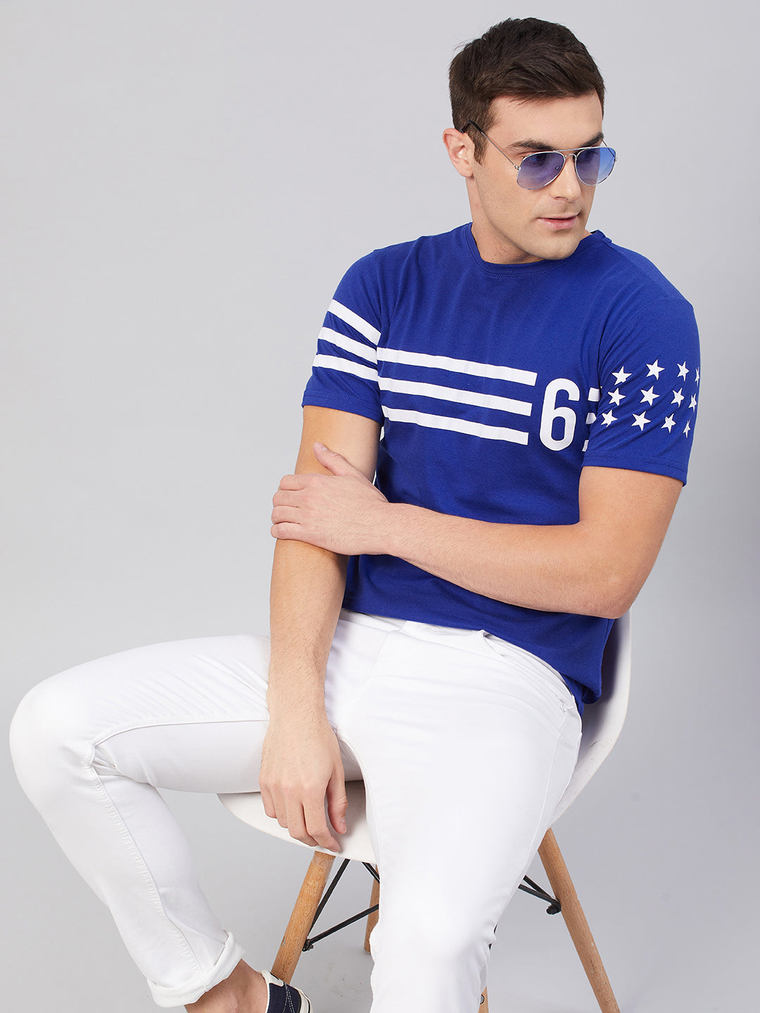 royal blue summer tshirt