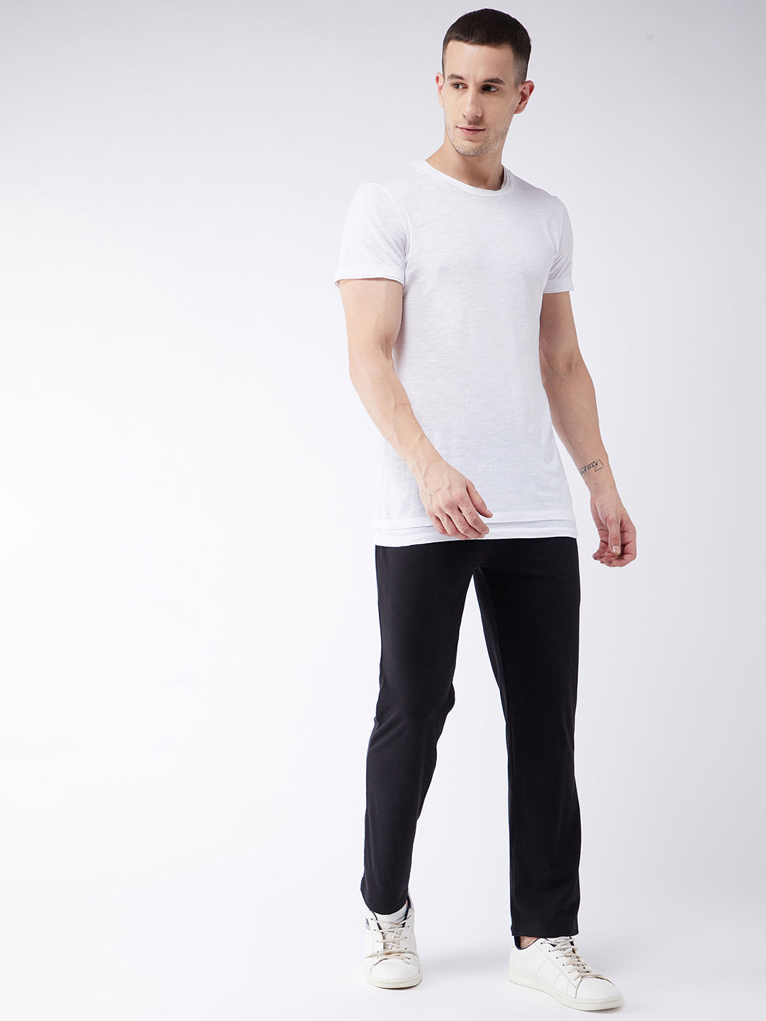 Black Relax fit Trackpant