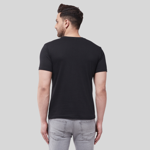 Black/White3 Casual T shirt Combo Set