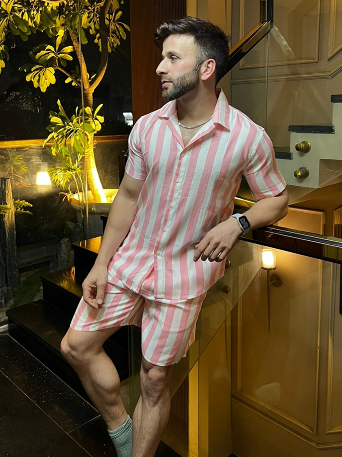 STRIPES PINK CO-ORDS