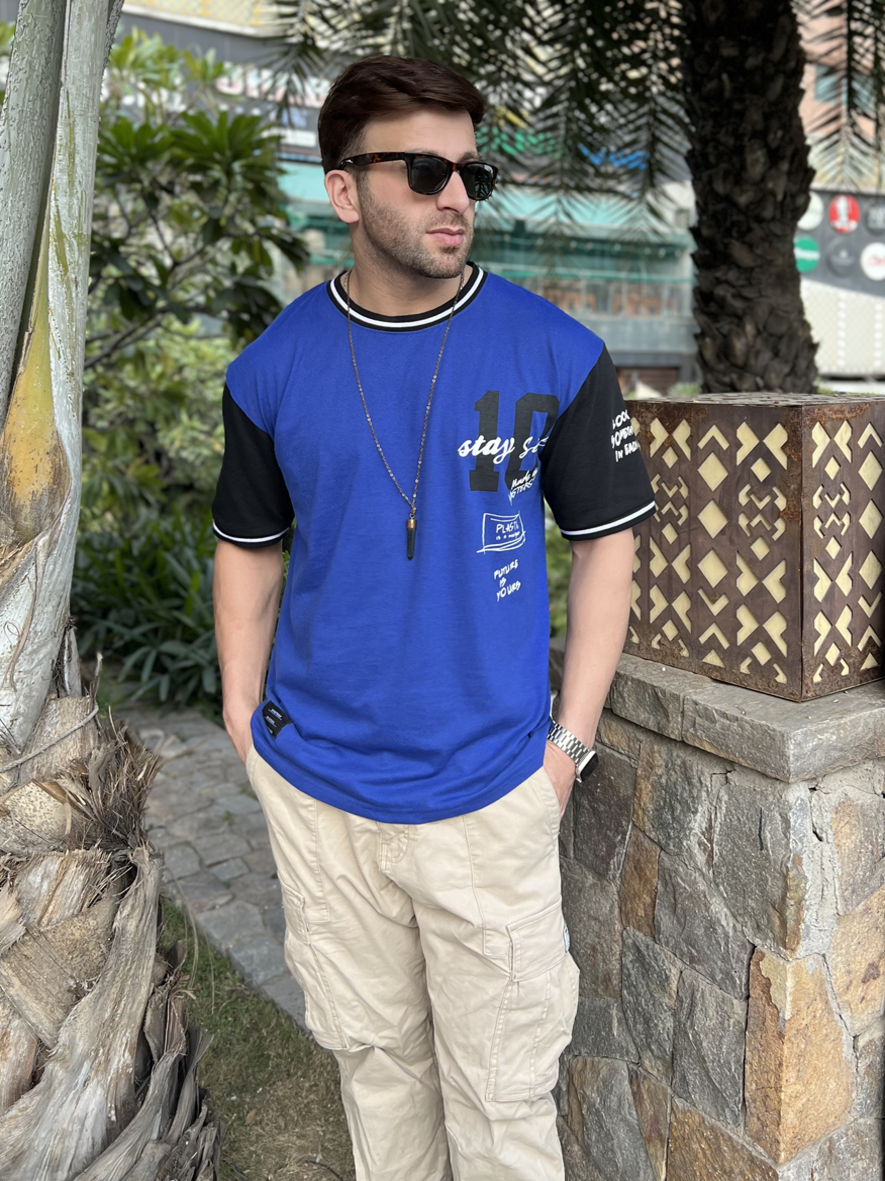 Royal Blue Oversized T-shirt